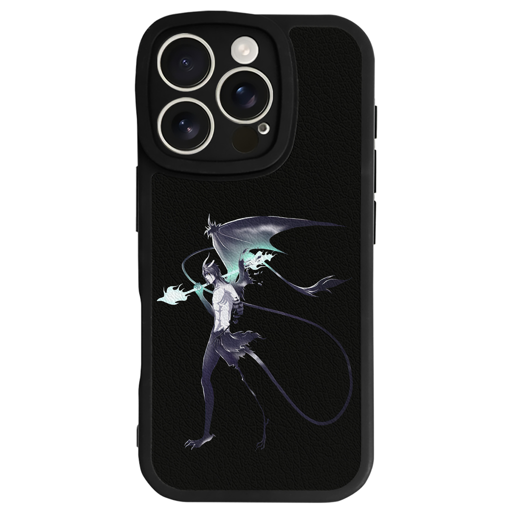 （画像用） ブリーチ ウルキオラ·シファー BLEACH Ulquiorra cifer 【iPhone 16シリーズ対応】シリコンスマホケース（レザー調） 材質：シリコン